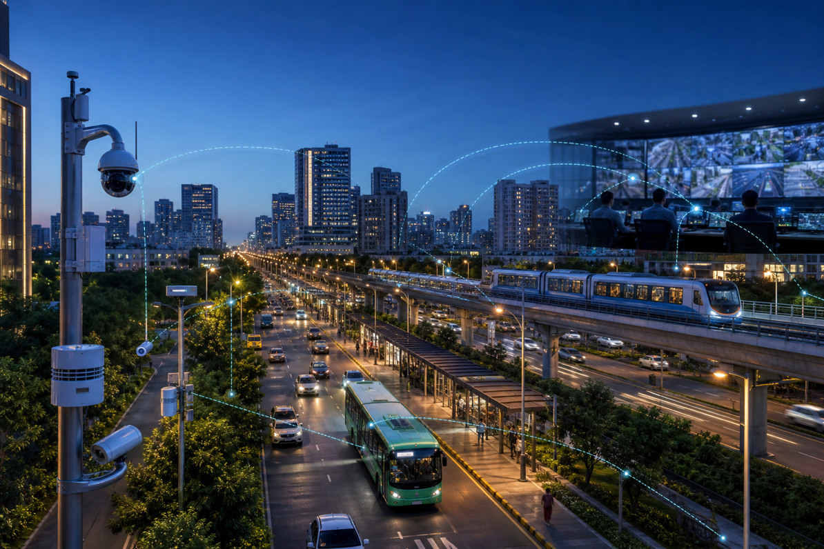 Smart City command platform and urban network